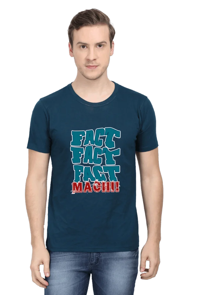 C-Labs Fact Fact Fact Machi Classic Crew T-Shirt Petrol Blue 38-Front-d79f9507-e8a8-464f-b35c-ae68e546666a-_4