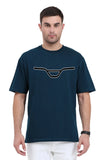 C-Labs Life behind bars Oversized Classic T-Shirt Petrol Blue 38_Front_82a9c017-3075-43f5-9f85-719be8962a22