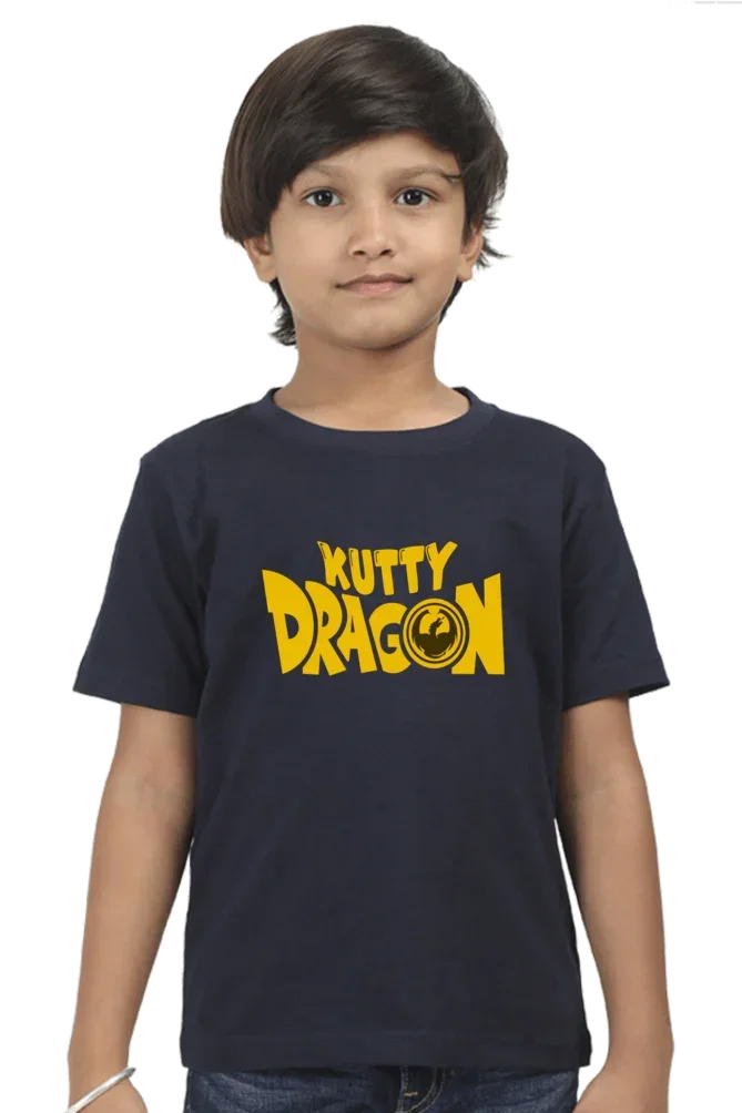 C-Labs Kutty Dragon Boy Classic Crew T-Shirt Navy Blue 3_Front_2ffa1d55-da8d-408c-9873-dccd1c49abb5