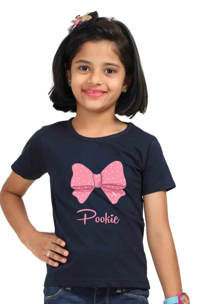 C-Labs Pookie Girl Classic Crew T-Shirt Navy Blue 3_Front_964726a4-eb67-4313-a39f-5368e62beadc