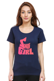 C-Labs Swag Girl Women's Classic T-Shirt Navy Blue 3_Front_b9980607-ddb0-4b01-8ea5-3d5e87831994