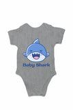 C-Labs Baby shark Rompers Grey Melange 4-Front-9b485c91-d52f-45e5-82fa-afdfb53721a2-_5