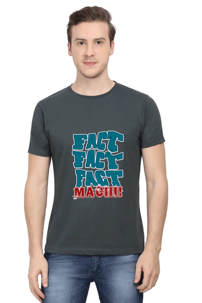 C-Labs Fact Fact Fact Machi Classic Crew T-Shirt Steel Grey 40-Front-d623ec11-7f97-4acb-a4b7-b6d002b7faf4-_5