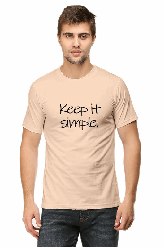 C-Labs Keep it simple Classic Crew T-Shirt Peach 48-Front-9ad3a0da-f781-4cff-8215-7e75a9f380e5-_2