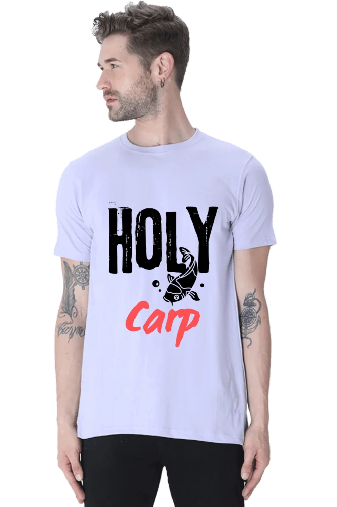 C-Labs Holy Carp Classic Crew T-Shirt Lavender 49-Front-5bd42457-818c-4d2c-90f0-eaaeb2643e88-_9
