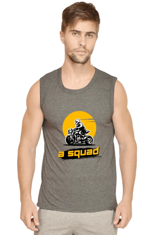 C-Labs A-Squad Sleeveless T-Shirt Charcoal Melange 5-Front-3c449647-c4b2-4346-bce8-d425d0c58fdb-_2