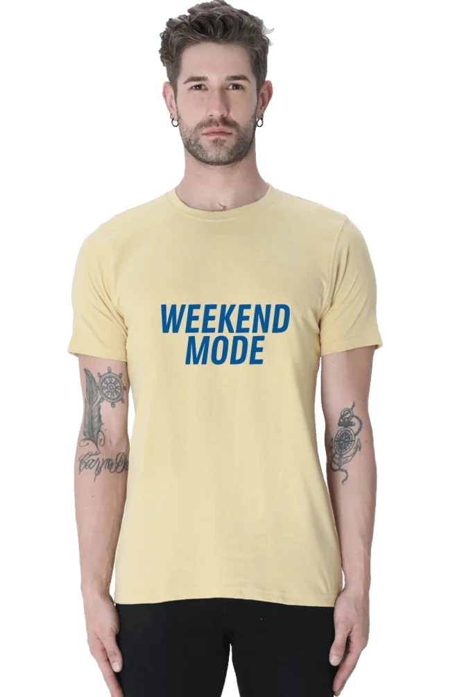 C-Labs Weekend Mode Classic Crew T-Shirt Beige 51-Front-5a0d9e84-7a81-4fa0-91df-d27a3456ee59-_5