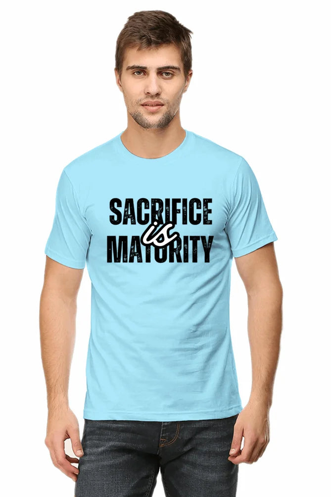 C-Labs Sacrifice is maturity Classic Crew T-Shirt Baby Blue 54-Front-1a62bda5-b2d3-468d-b89f-7d011e92362f-_10