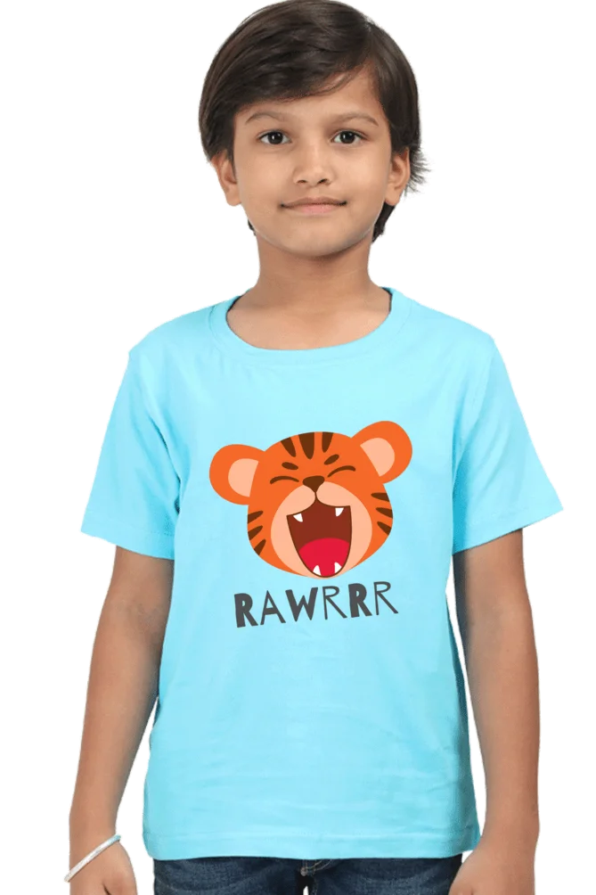 C-Labs Rawrrrr Boy Classic Crew T-Shirt SkyBlue 6-Front-a552988f-a35c-4cfe-bc0c-e071e7fcf598-_1