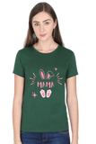 C-Labs Bunny Mama Women's Classic T-Shirt Bottle Green 8-Front-d538d279-10ba-45de-b2f6-124fb7264448-_10