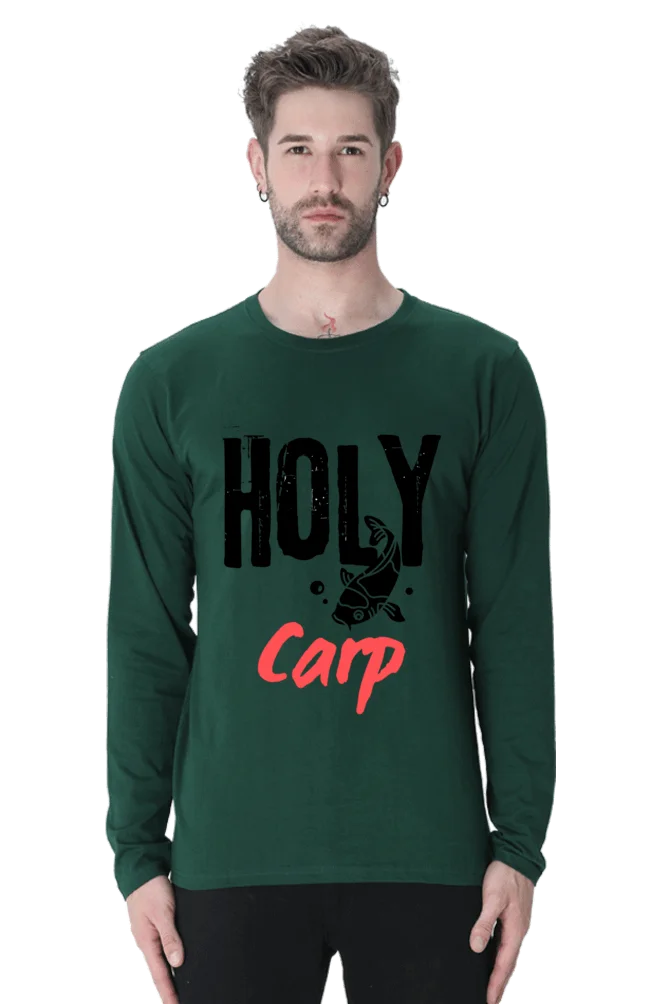 C-Labs Holy Carp Full Sleeve T-Shirt Bottle Green 8_Front_872ff7f5-6464-4950-9e2f-03645fc9fbbd