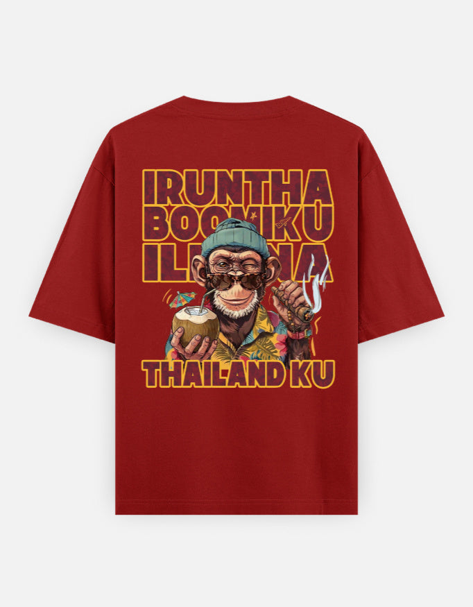 C-Labs Irundha Boomiku Illana Thailand Ku Oversized Classic T-Shirt Red Back_2_c_10_11df8c12-cbe0-47dc-8dcf-9c559ae2353a