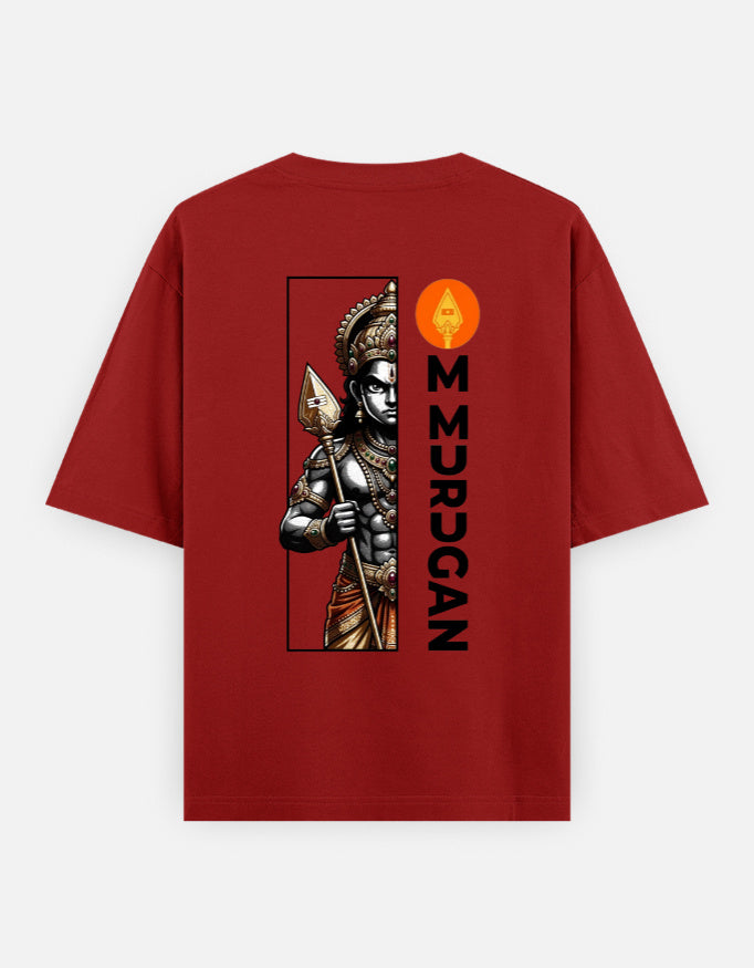 C-Labs Om Murugan Oversized Classic T-Shirt Red Back_2_c_10_5668cc2a-93d2-4bb2-ad15-54734c1a8e52