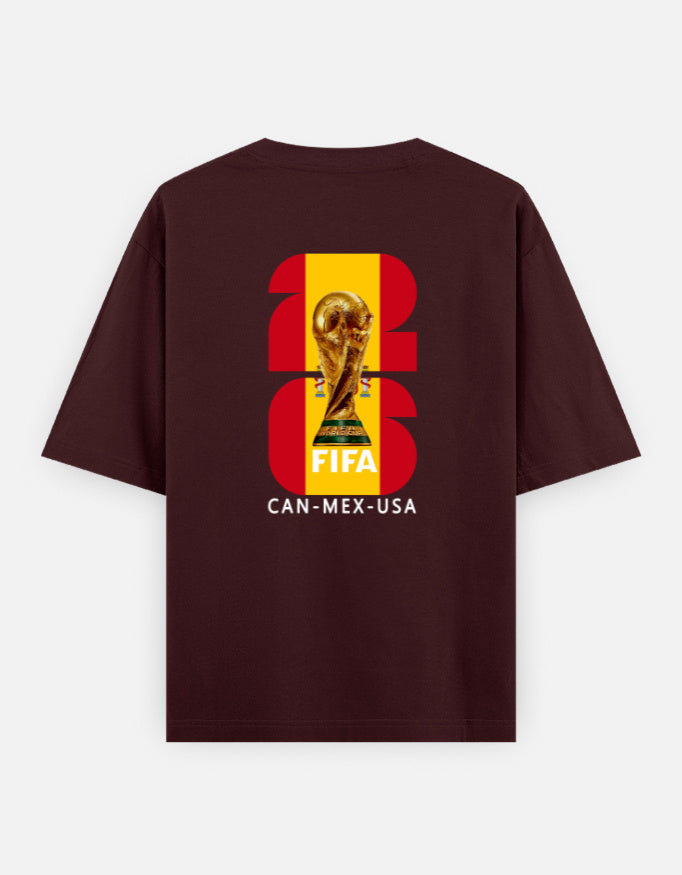 C-Labs Spain Fan wear Oversized Classic T-Shirt Maroon Back_2_c_25_1ff40b34-d37e-423b-aa28-4c9483babff4