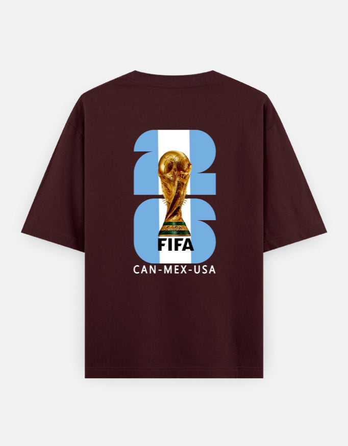C-Labs Argentina Fan Wear Oversized Classic T-Shirt Maroon Back_2_c_25_89a52bcf-e1d9-49fe-aa40-3b8c34ae36c6