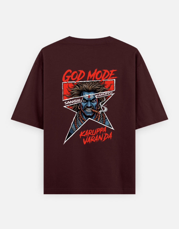 C-Labs Karuppu God Mode Oversized Classic T-Shirt Back_2_c_25_ce35426d-2ca9-4613-91ab-d55e5564588c