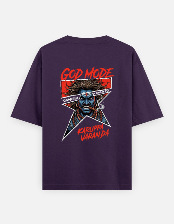 C-Labs Karuppu God Mode Oversized Classic T-Shirt Back_2_c_26_aafcea2a-92e7-4cf5-aa64-1821bddbbf37