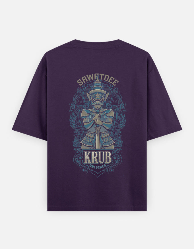 C-Labs Bangkok Sawatdee Krub Oversized Classic T-Shirt Purple Back_2_c_26_b5e04447-7d4e-4316-af82-3e5ba4de31f5