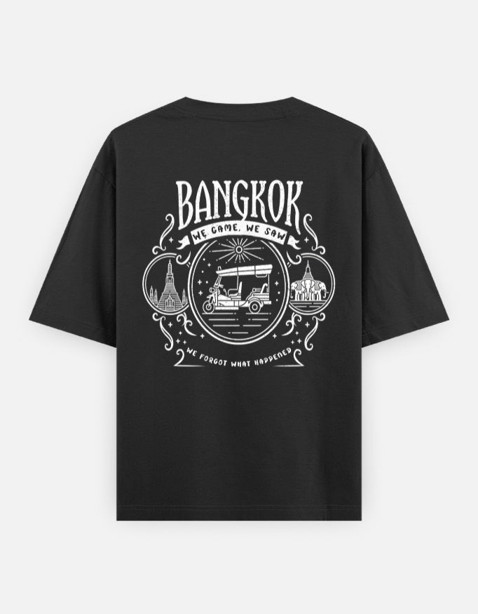 C-Labs Bangkok: We Came, We Saw, We Forgot What Happened Oversized Classic T-Shirt Black Back_2_c_2_ceda6df8-9fd6-44d7-8cfc-ffaf42b4c6db