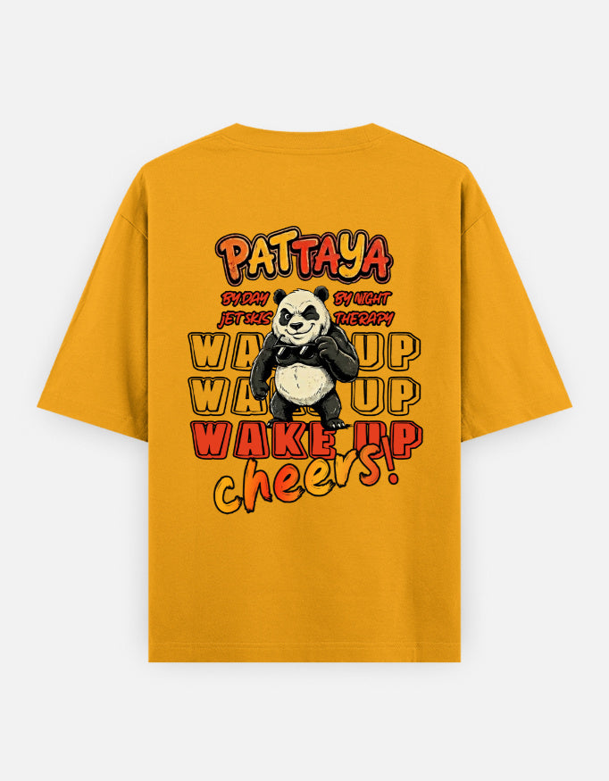 C-Labs Pattaya Wake Up Oversized Classic T-Shirt Golden Yellow Back_2_c_35_812e875d-d37f-4f33-9248-32a2d7477b20