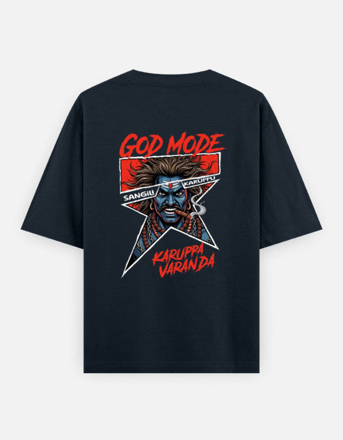 C-Labs Karuppu God Mode Oversized Classic T-Shirt Back_2_c_3_f2447ef7-c608-4fca-b0ae-00fd3c38eac8