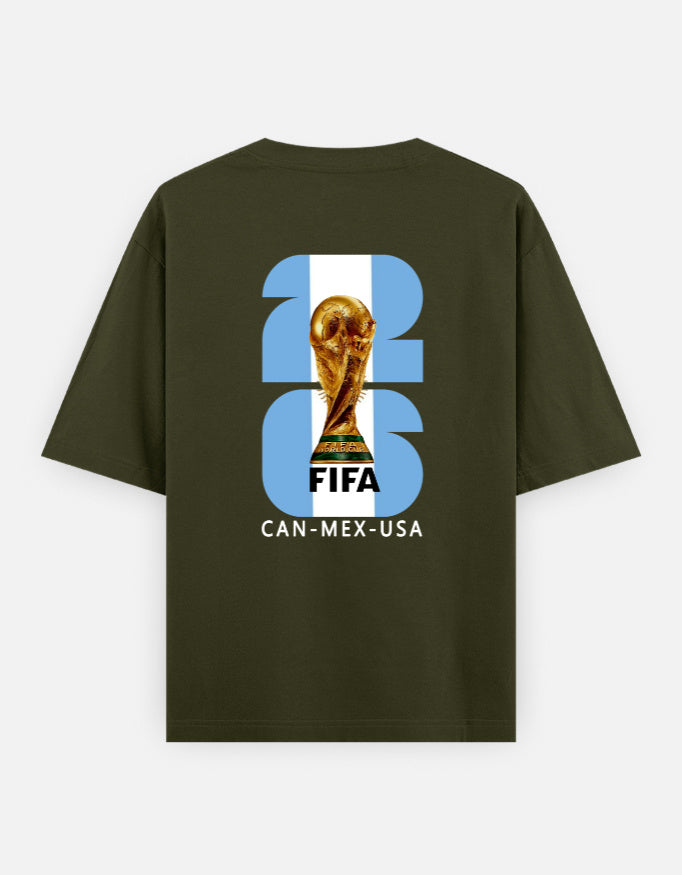 C-Labs Argentina Fan Wear Oversized Classic T-Shirt Olive Green Back_2_c_41_2f071768-e2b9-475b-94ce-1b2b1b7e618b