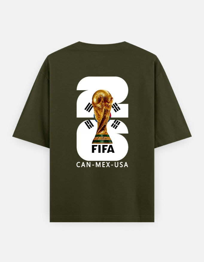 C-Labs SouthKorea Fan Wear Oversized Classic T-Shirt Olive Green Back_2_c_41_49baefdf-661f-4b12-8c26-e76decb5f8bb