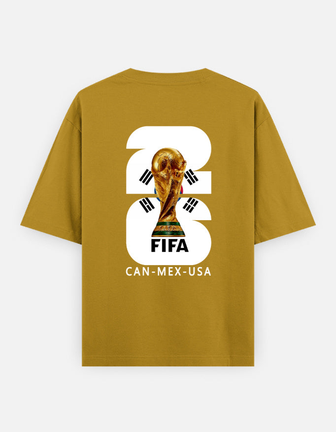 C-Labs SouthKorea Fan Wear Oversized Classic T-Shirt Mustard Yellow Back_2_c_43_0e45c64b-a186-458a-808b-0f39edf294e1