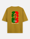 C-Labs Portugal Fan wear Oversized Classic T-Shirt Mustard Yellow Back_2_c_43_854713d1-240a-4f11-9692-e01a0c143c8c