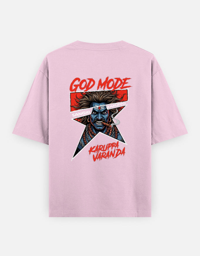 C-Labs Karuppu God Mode Oversized Classic T-Shirt Back_2_c_45_a2725905-6a91-4e28-bcf6-ede59f7726c6