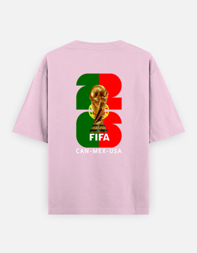 C-Labs Portugal Fan wear Oversized Classic T-Shirt Light Baby Pink Back_2_c_45_de04925a-00ef-422a-a950-c7b51689aa42