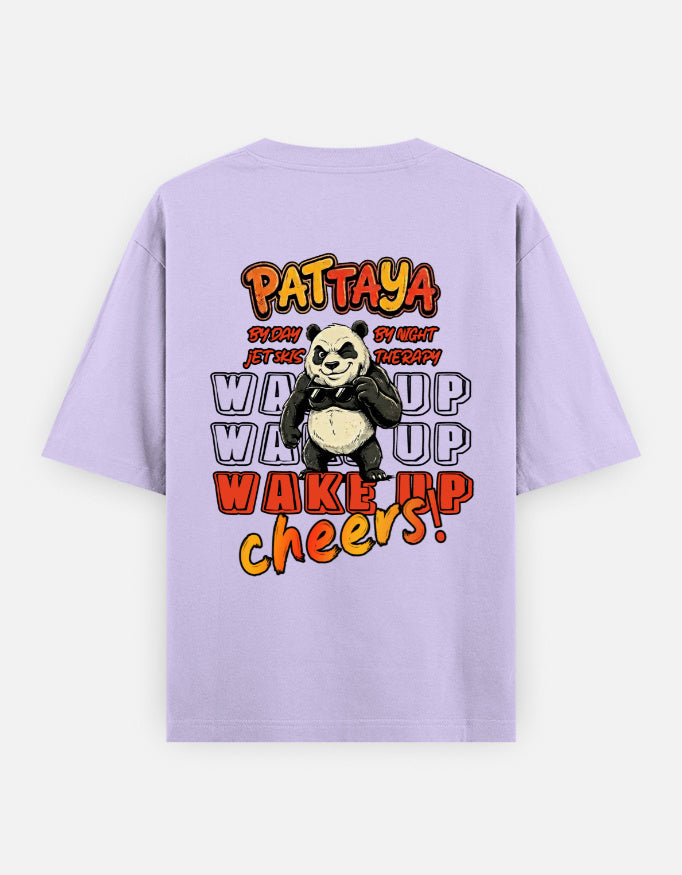 C-Labs Pattaya Wake Up Oversized Classic T-Shirt Lavender Back_2_c_49_c6347230-09c4-4296-92bb-7621414b6166