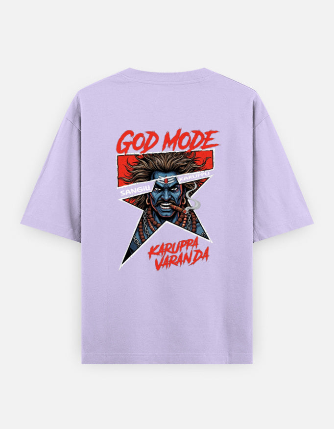 C-Labs Karuppu God Mode Oversized Classic T-Shirt Back_2_c_49_f8f24cb2-bc40-4b8f-9fd7-62be79148d16
