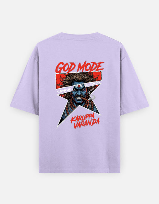 C-Labs Karuppu God Mode Oversized Classic T-Shirt Back_2_c_49_f8f24cb2-bc40-4b8f-9fd7-62be79148d16