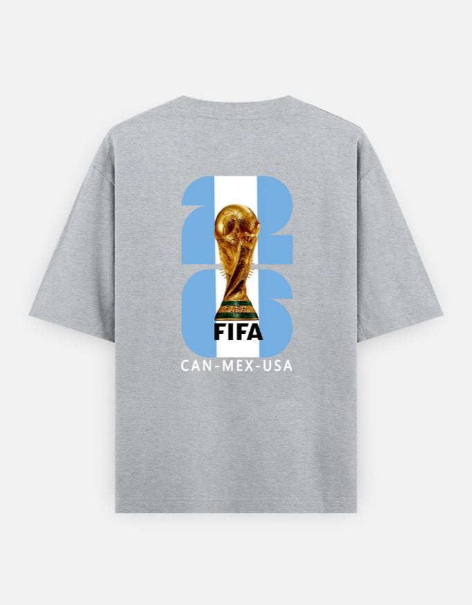 C-Labs Argentina Fan Wear Oversized Classic T-Shirt Grey Melange Back_2_c_4_5c10c13d-d86b-4595-a23a-ebeb640e81cb