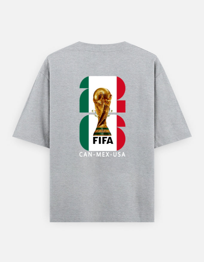 C-Labs Mexico Fan Wear Oversized Classic T-Shirt Grey Melange Back_2_c_4_cd30f77d-14db-4631-8d46-796c167a43c8