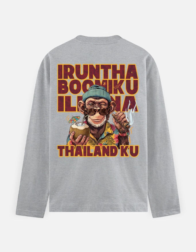 C-Labs Irundha Boomiku Illana Thailand Ku Full Sleeve T-Shirt Grey Melange Back_2_c_4_f58b7cb1-25e8-4505-a5e9-8d87ca307955