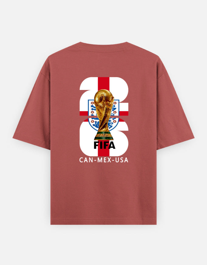 C-Labs England Fans Wear Oversized Classic T-Shirt Coral Back_2_c_52_1aaa4352-5508-439d-a37a-e588074a736d