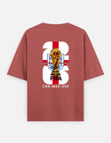 C-Labs England Fans Wear Oversized Classic T-Shirt Coral Back_2_c_52_1aaa4352-5508-439d-a37a-e588074a736d