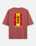 C-Labs Spain Fan wear Oversized Classic T-Shirt Coral Back_2_c_52_24705905-e3a3-45ff-b32d-508172bc956c