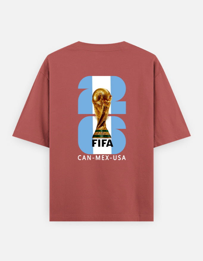 C-Labs Argentina Fan Wear Oversized Classic T-Shirt Coral Back_2_c_52_316a0832-aefd-4213-a14a-138650d32d59
