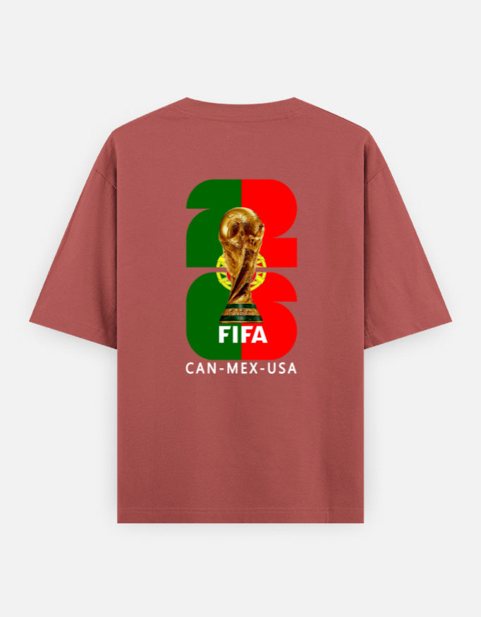 C-Labs Portugal Fan wear Oversized Classic T-Shirt Coral Back_2_c_52_4f6dc788-60e9-406d-8c40-89f013b9a868