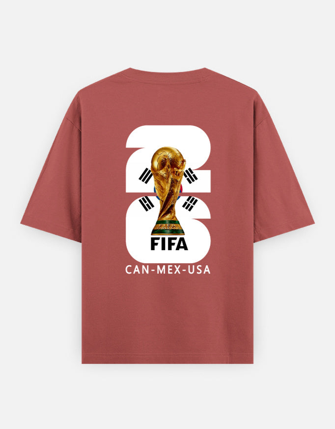 C-Labs SouthKorea Fan Wear Oversized Classic T-Shirt Coral Back_2_c_52_fa6301c1-ba19-46c7-b8f5-5112bca93e24