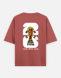 C-Labs SouthKorea Fan Wear Oversized Classic T-Shirt Coral Back_2_c_52_fa6301c1-ba19-46c7-b8f5-5112bca93e24