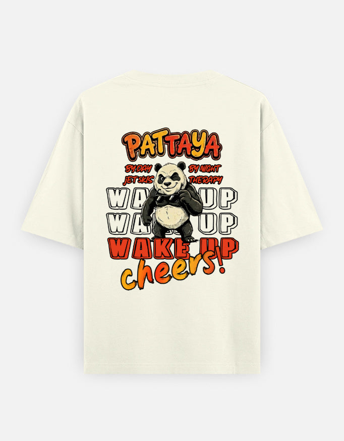 C-Labs Pattaya Wake Up Oversized Classic T-Shirt Off White Back_2_c_61_f9c78bfc-ba77-462c-9f25-21e84fd74565