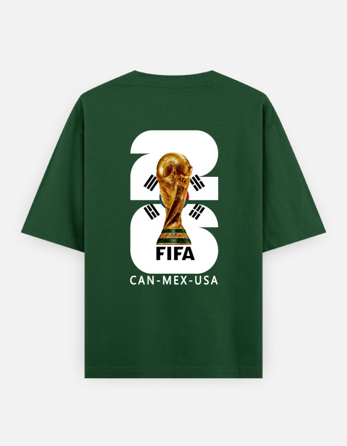 C-Labs SouthKorea Fan Wear Oversized Classic T-Shirt Bottle Green Back_2_c_8_6d9cd79d-46a0-4eee-a941-d7ca718729f9