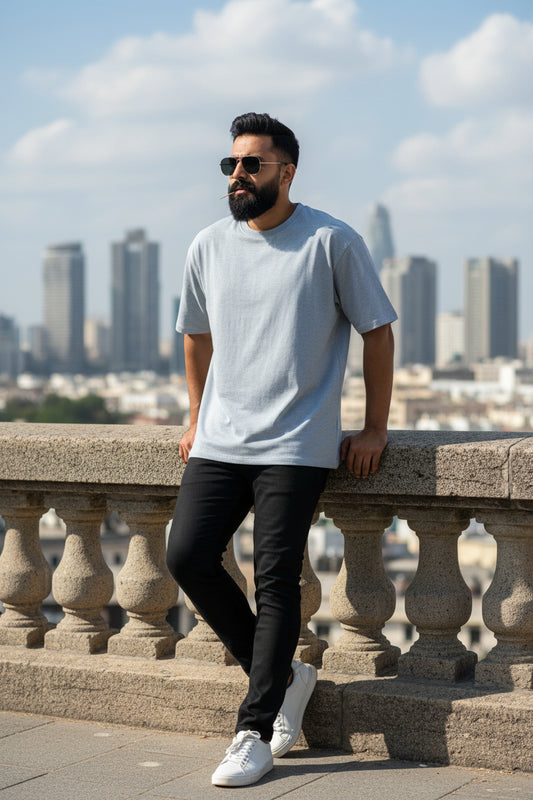 C-Labs C-Minimal: Basic T-Shirt Basic T-Shirt Grey Melange C-Minimal_Basic_T-Shirt_Basic