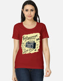 C-Labs Kollywood Music Women's Classic T-Shirt Red Front_1_c_10_015a606f-8242-4a97-bc8c-83db4051322e