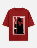 C-Labs Michael Jackson Oversized Classic T-Shirt Red Front_1_c_10_04994ad9-8e52-4a1a-a016-807209fbb0c6