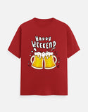 C-Labs Happy Weekend Classic Crew T-Shirt Red Front_1_c_10_08d6f910-6af0-40b5-b3f7-232dba8ea9ba